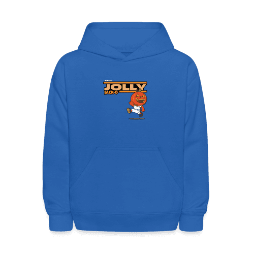 Jolly Jack-O Character Comfort Kids Hoodie - royal blue