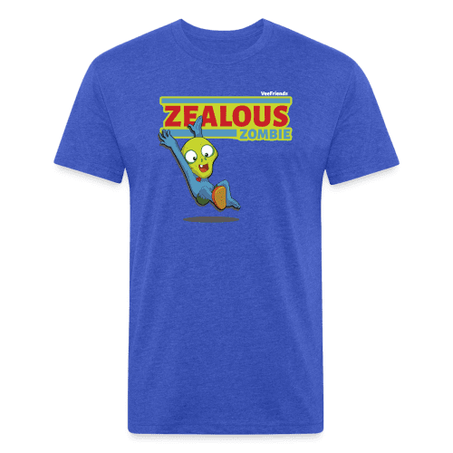 Zealous Zombie Character Comfort Adult Tee - heather royal