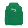 Motivated Monster Character Comfort Kids Hoodie - kelly green