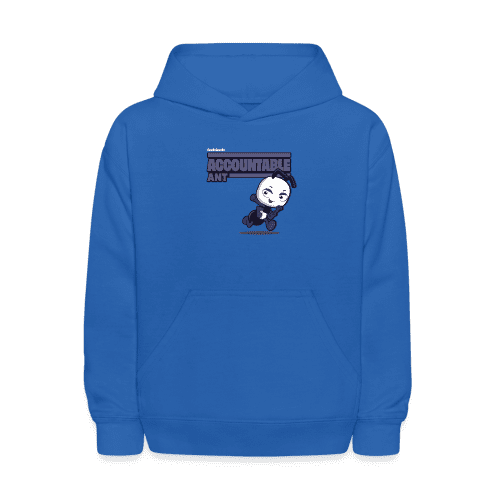 Accountable Ant Character Comfort Kids Hoodie - royal blue