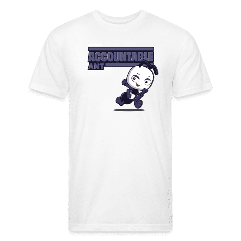 Accountable Ant Character Comfort Adult Tee - white