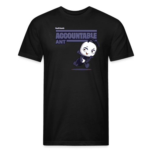 Accountable Ant Character Comfort Adult Tee - black