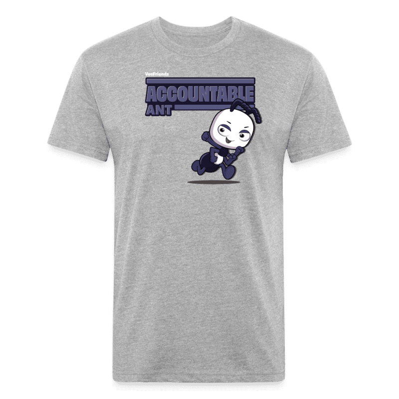 Accountable Ant Character Comfort Adult Tee - heather gray