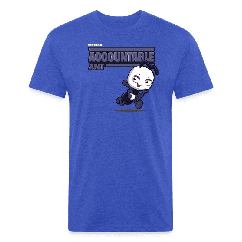 Accountable Ant Character Comfort Adult Tee - heather royal