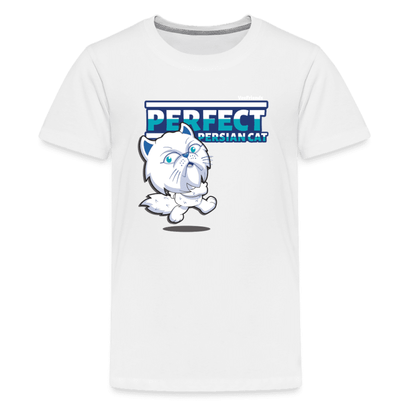 Perfect Persian Cat Character Comfort Kids Tee - white