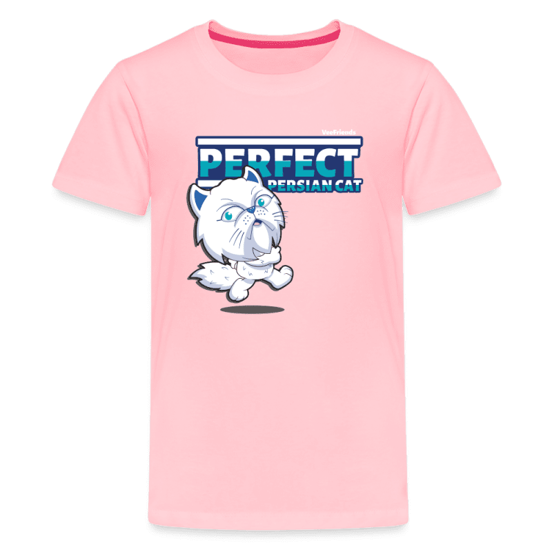 Perfect Persian Cat Character Comfort Kids Tee - pink