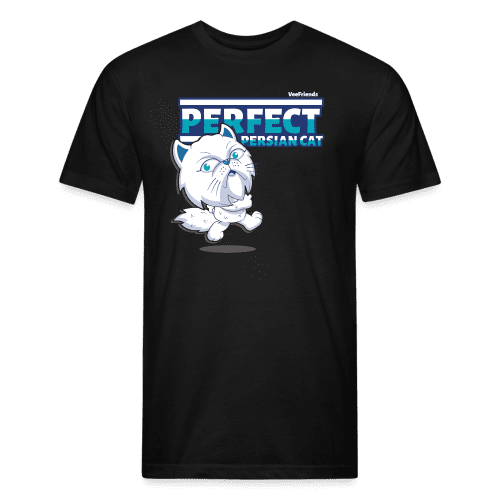 Perfect Persian Cat Character Comfort Adult Tee - black