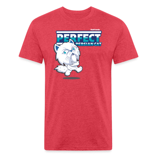 Perfect Persian Cat Character Comfort Adult Tee - heather red