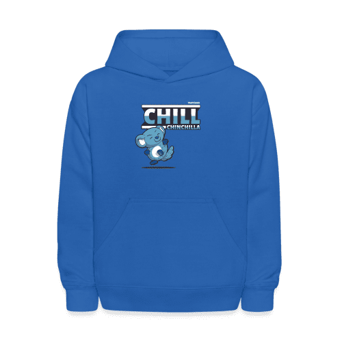 Chill Chinchilla Character Comfort Kids Hoodie - royal blue