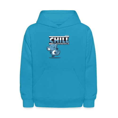 Chill Chinchilla Character Comfort Kids Hoodie - turquoise