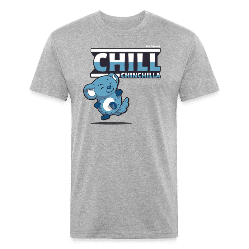 Chill Chinchilla Character Comfort Adult Tee - heather gray