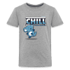 Chill Chinchilla Character Comfort Kids Tee - heather gray