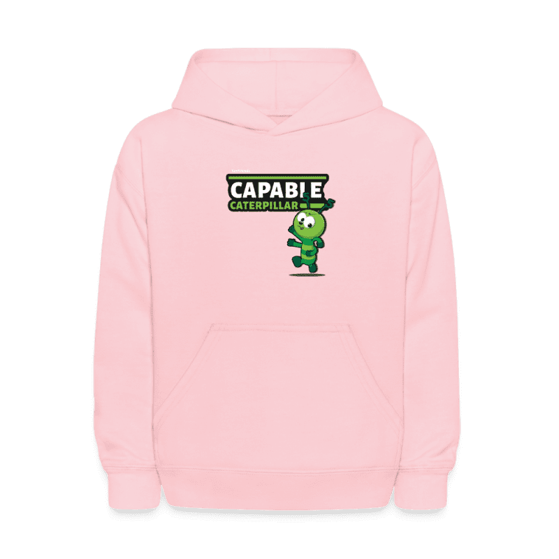 Capable Caterpillar Character Comfort Kids Hoodie - pink