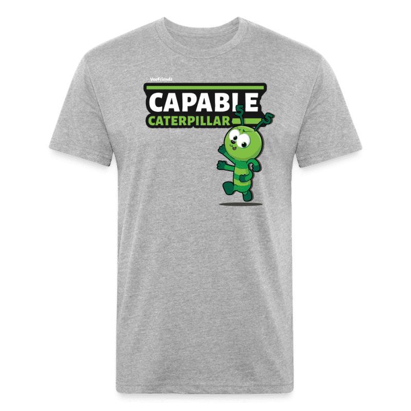 Capable Caterpillar Character Comfort Adult Tee - heather gray