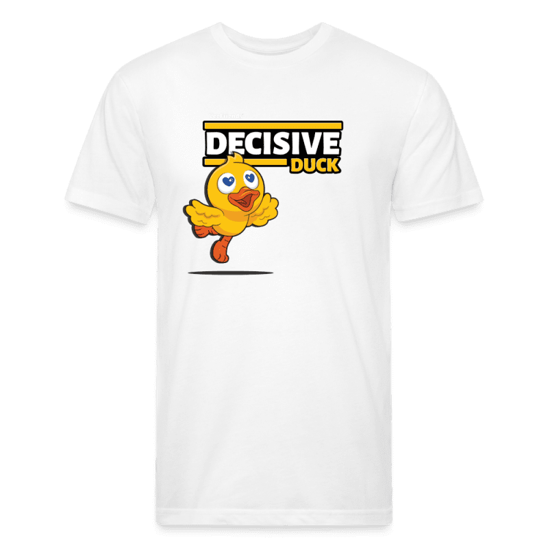 Decisive Duck Character Comfort Adult Tee - white