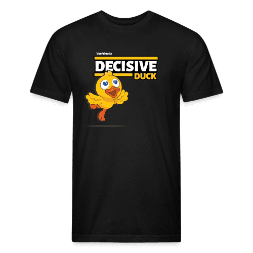 Decisive Duck Character Comfort Adult Tee - black