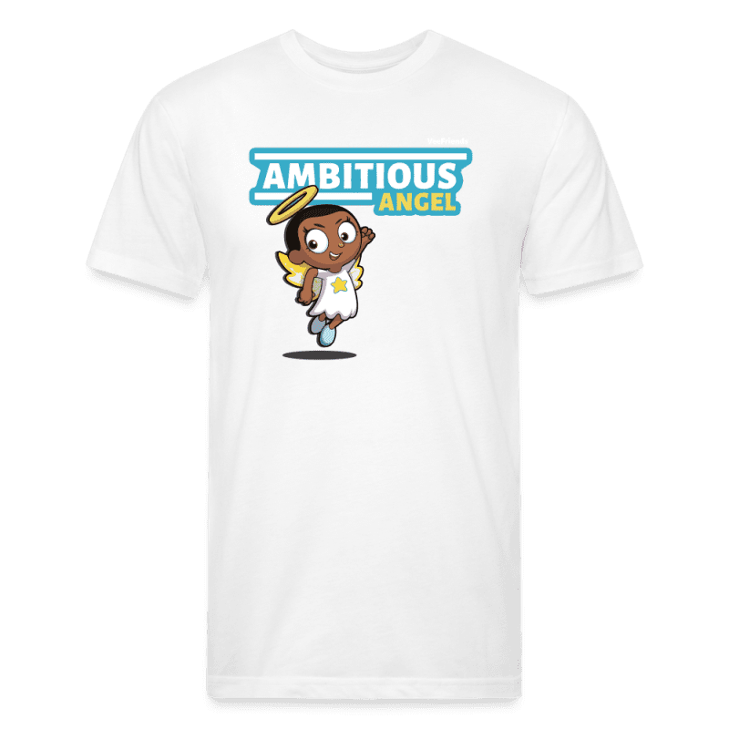 Ambitious Angel Character Comfort Adult Tee - white