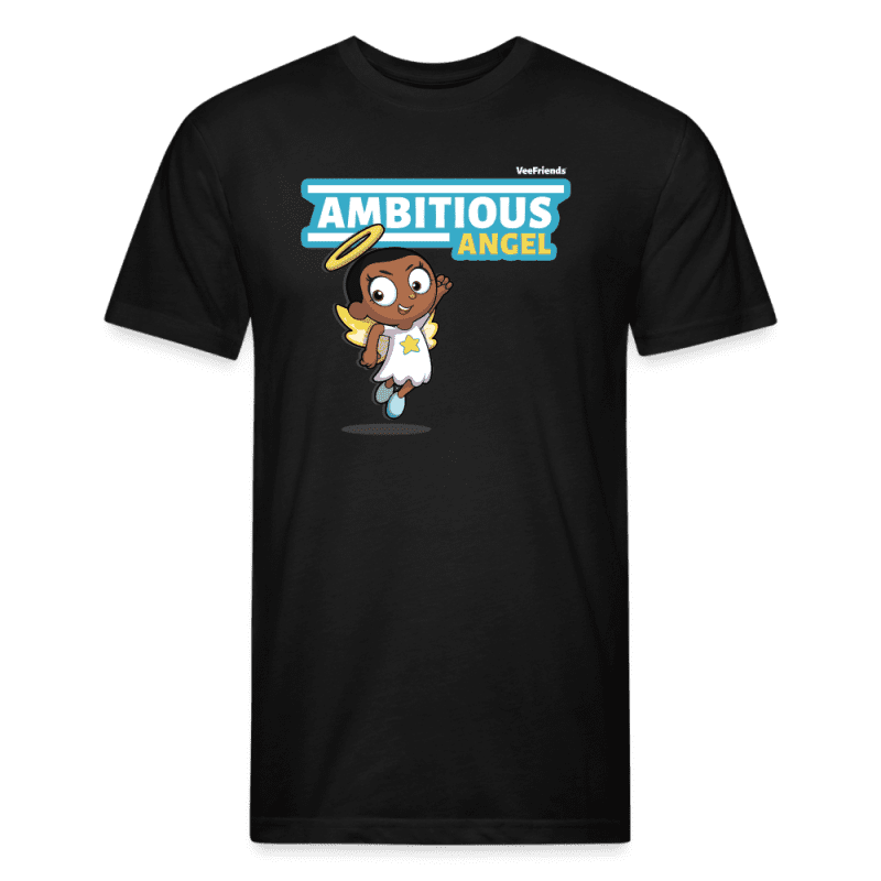 Ambitious Angel Character Comfort Adult Tee - black