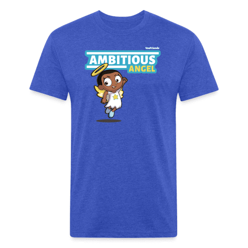 Ambitious Angel Character Comfort Adult Tee - heather royal