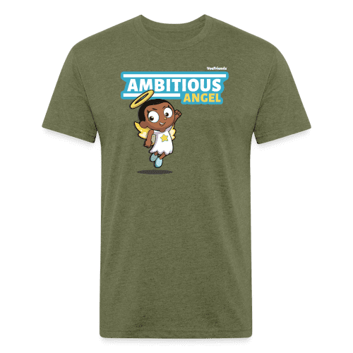 Ambitious Angel Character Comfort Adult Tee - heather military green