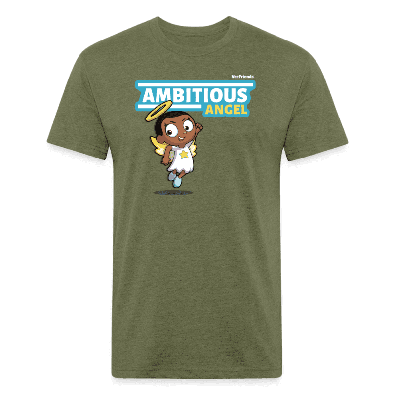 Ambitious Angel Character Comfort Adult Tee - heather military green