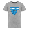 Reflective Rhinoceros Character Comfort Kids Tee - heather gray