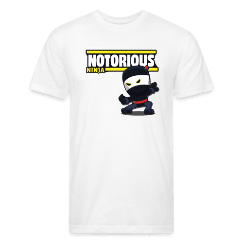 Notorious Ninja Character Comfort Adult Tee - white