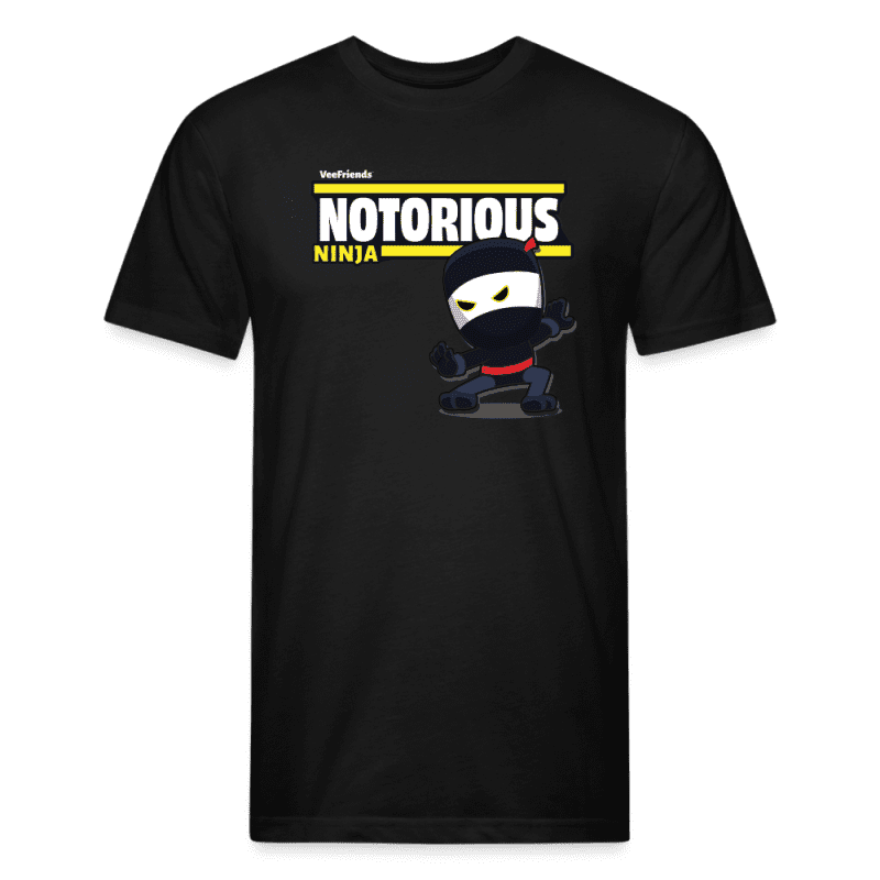 Notorious Ninja Character Comfort Adult Tee - black