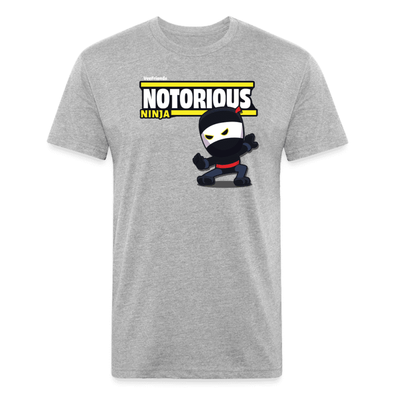 Notorious Ninja Character Comfort Adult Tee - heather gray