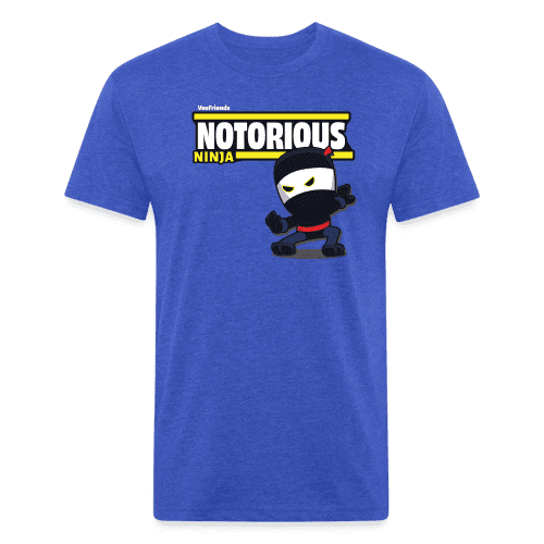 Notorious Ninja Character Comfort Adult Tee - heather royal