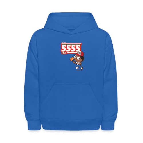 5555 Fan Character Comfort Kids Hoodie - royal blue