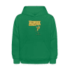 Alpha Alligator Character Comfort Kids Hoodie - kelly green