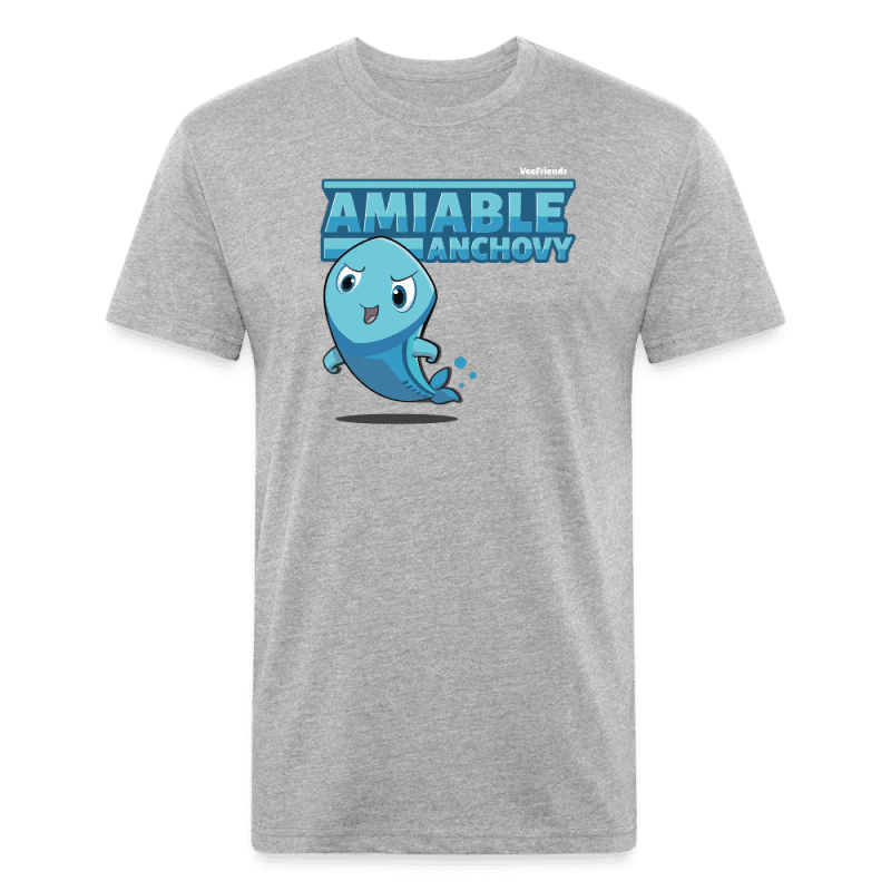 Amiable Anchovy Character Comfort Adult Tee - heather gray