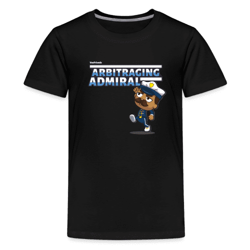 Arbitraging Admiral Character Comfort Kids Tee - black