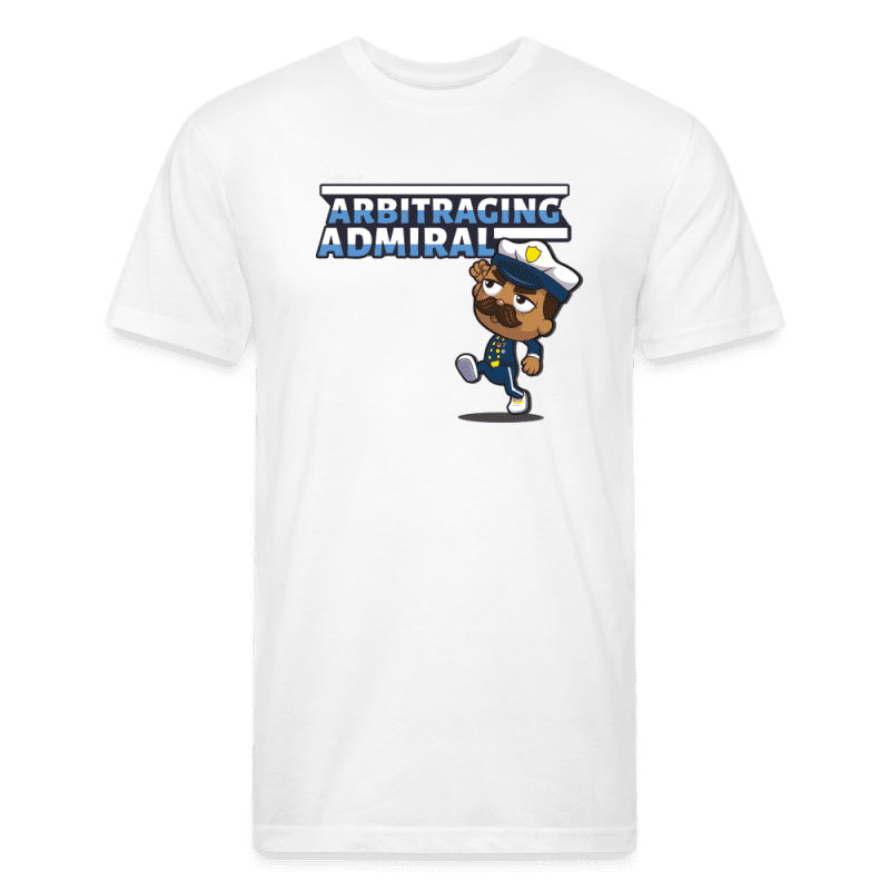 Arbitraging Admiral Character Comfort Adult Tee - white