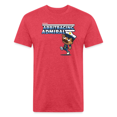 Arbitraging Admiral Character Comfort Adult Tee - heather red