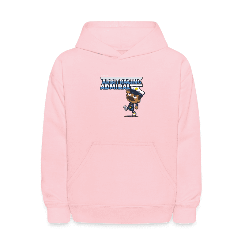 Arbitraging Admiral Character Comfort Kids Hoodie - pink