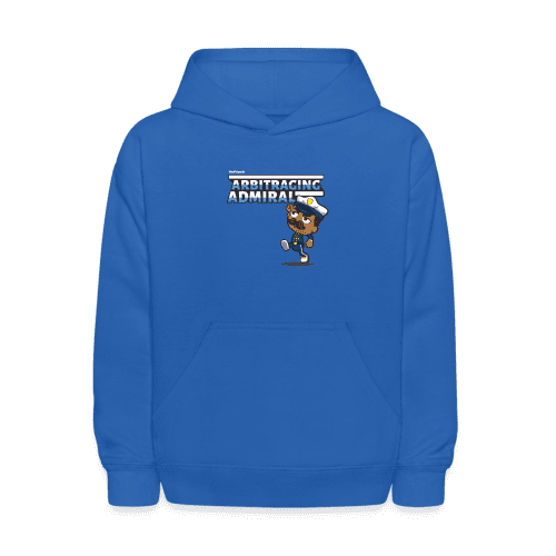 Arbitraging Admiral Character Comfort Kids Hoodie - royal blue