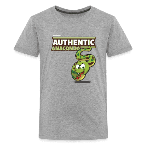 Authentic Anaconda Character Comfort Kids Tee - heather gray