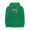 Befuddled Burglar Character Comfort Kids Hoodie - kelly green