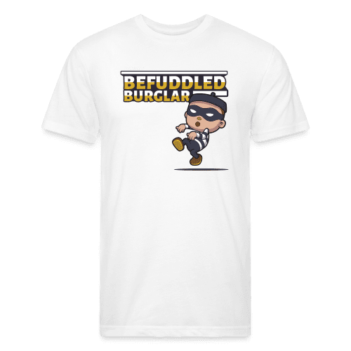 Befuddled Burglar Character Comfort Adult Tee - white