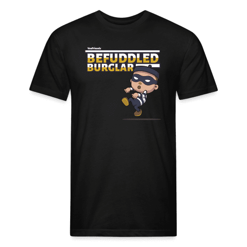 Befuddled Burglar Character Comfort Adult Tee - black