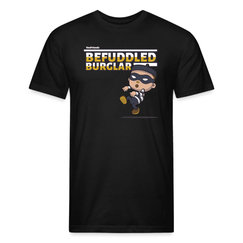 Befuddled Burglar Character Comfort Adult Tee - black