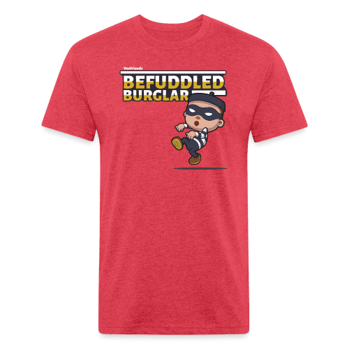 Befuddled Burglar Character Comfort Adult Tee - heather red