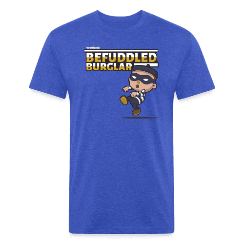 Befuddled Burglar Character Comfort Adult Tee - heather royal