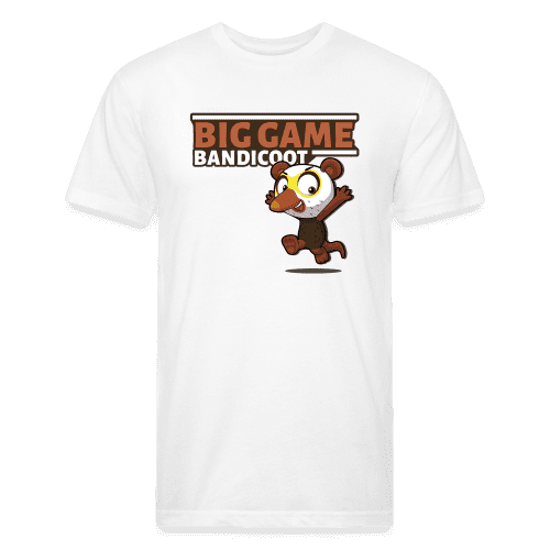 Big Game Bandicoot Character Comfort Adult Tee - white