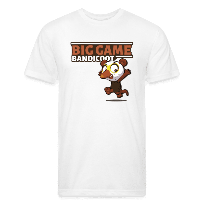 Big Game Bandicoot Character Comfort Adult Tee - white