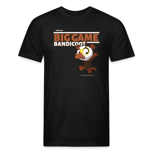 Big Game Bandicoot Character Comfort Adult Tee - black