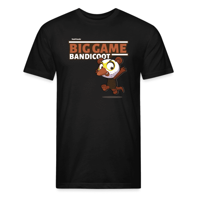 Big Game Bandicoot Character Comfort Adult Tee - black