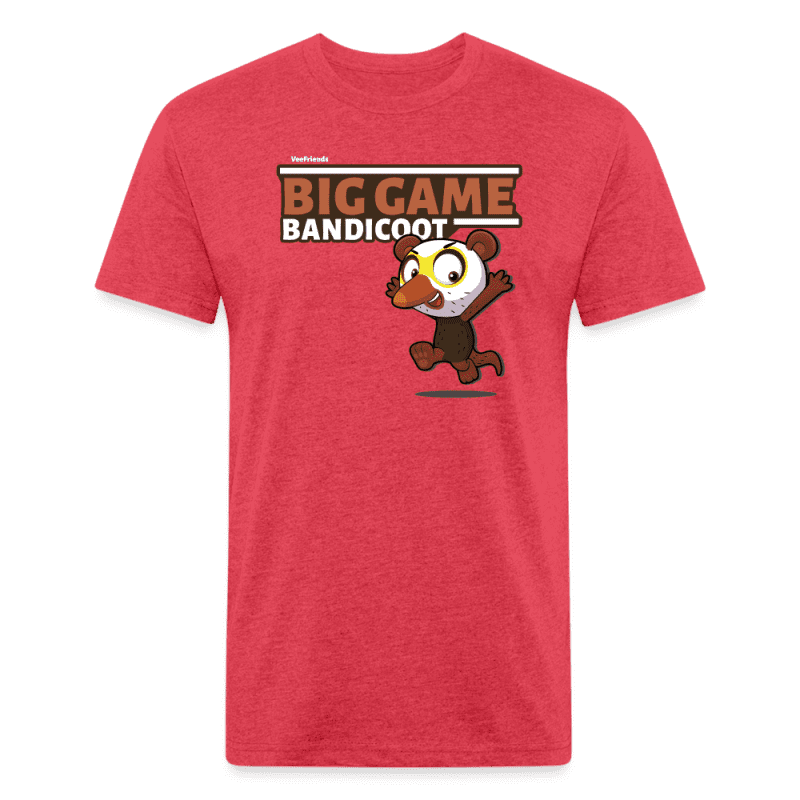 Big Game Bandicoot Character Comfort Adult Tee - heather red